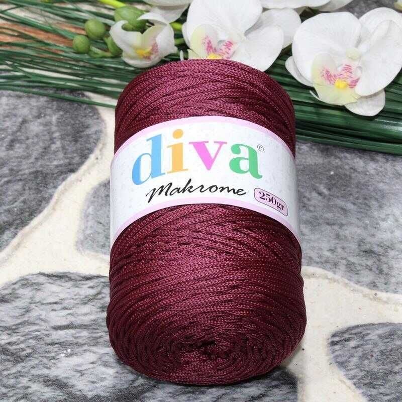 Diva Polip Makrome İpi 110 Bordo