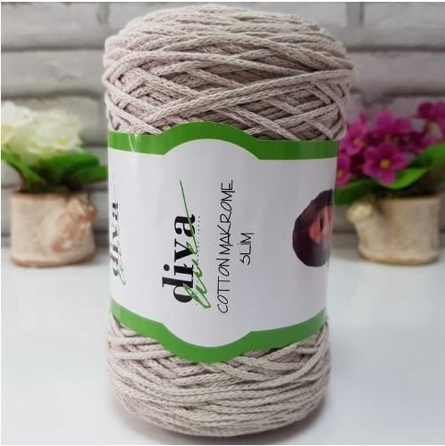 Diva Cotton Makrome İnce 2305 Açık Bej