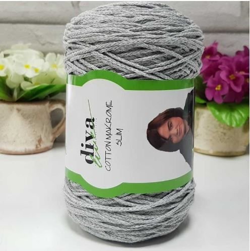 Diva Cotton Makrome İnce 2107 Açık Gri