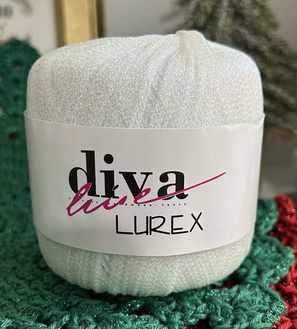 Diva Lurex Simli iplik No Beyaz