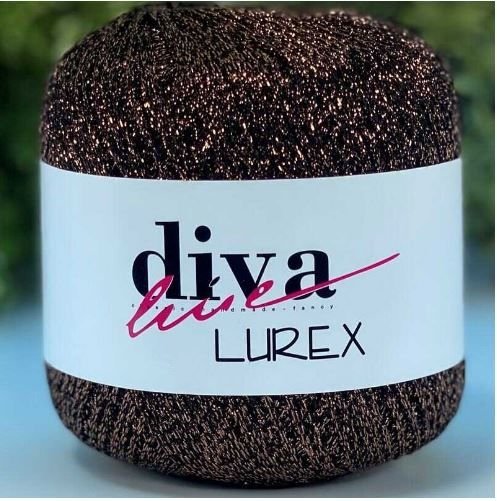 Diva Lurex Simli iplik No 24 Kahverengi