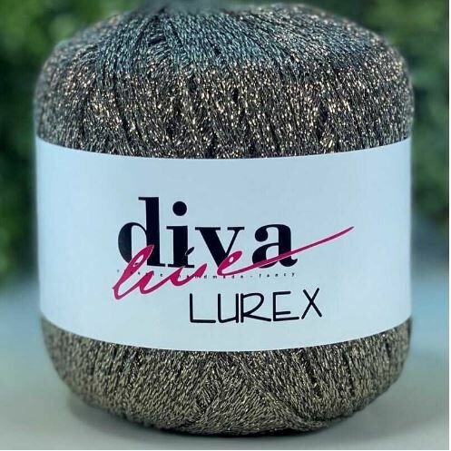 Diva Lurex Simli iplik No 17 Asker Yeşili