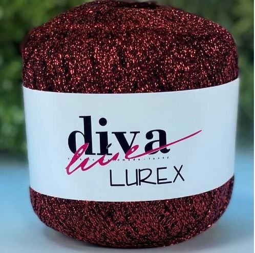 Diva Lurex Simli iplik No 16 Kırmızı