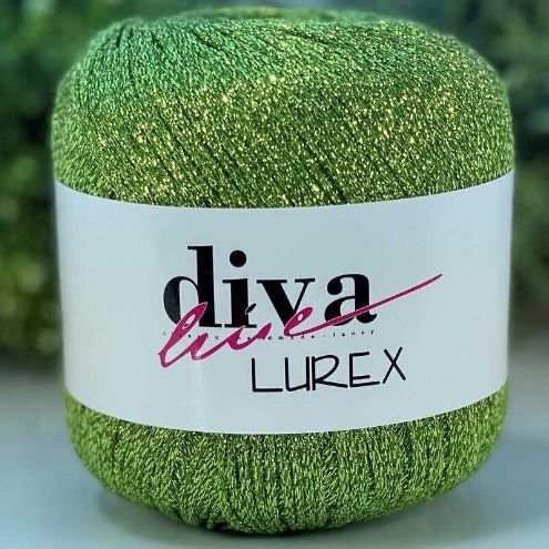 Diva Lurex Simli iplik No 14 Fıstık Yeşil