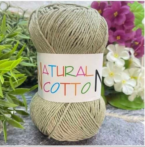 Diva Natural Cotton Pamuk Örgü İpi 268 Zehir Yeşili