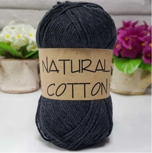 Diva Natural Cotton Pamuk Örgü İpi 2108 Antrasit