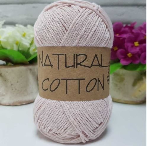 Diva Natural Cotton Pamuk Örgü İpi 1003 Soft Pudra