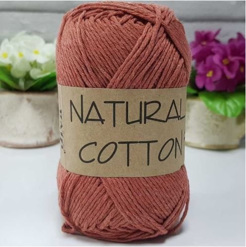 Diva Natural Cotton Pamuk Örgü İpi 1964 Tarçın